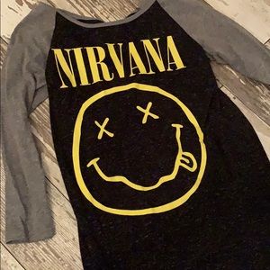 Nirvana Baseball Tee